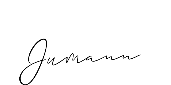 Best and Professional Signature Style for Jumann. Allison_Script Best Signature Style Collection. Jumann signature style 2 images and pictures png