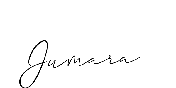 You should practise on your own different ways (Allison_Script) to write your name (Jumara) in signature. don't let someone else do it for you. Jumara signature style 2 images and pictures png