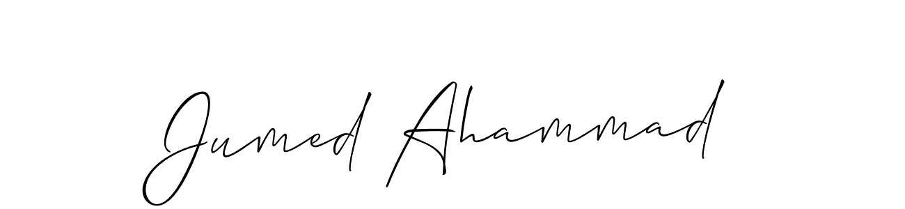 if you are searching for the best signature style for your name Jumed Ahammad. so please give up your signature search. here we have designed multiple signature styles  using Allison_Script. Jumed Ahammad signature style 2 images and pictures png