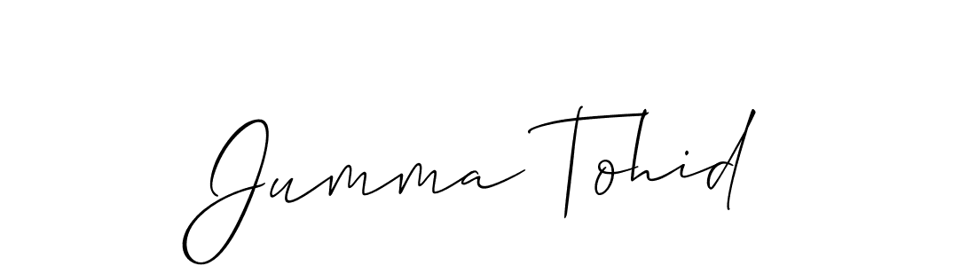 Best and Professional Signature Style for Jumma Tohid. Allison_Script Best Signature Style Collection. Jumma Tohid signature style 2 images and pictures png