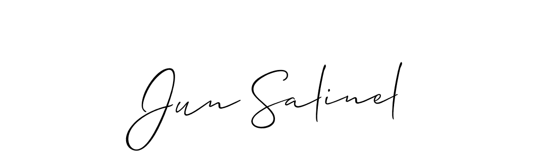 You can use this online signature creator to create a handwritten signature for the name Jun Salinel. This is the best online autograph maker. Jun Salinel signature style 2 images and pictures png