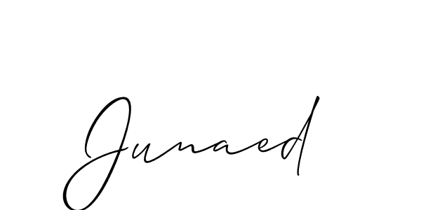 Junaed stylish signature style. Best Handwritten Sign (Allison_Script) for my name. Handwritten Signature Collection Ideas for my name Junaed. Junaed signature style 2 images and pictures png