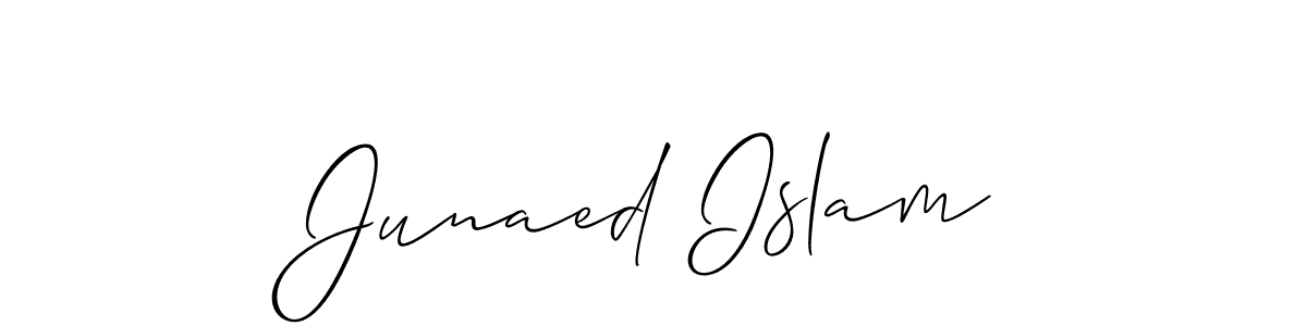 Make a beautiful signature design for name Junaed Islam. Use this online signature maker to create a handwritten signature for free. Junaed Islam signature style 2 images and pictures png