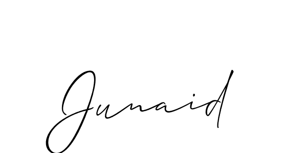 It looks lik you need a new signature style for name Junaid. Design unique handwritten (Allison_Script) signature with our free signature maker in just a few clicks. Junaid signature style 2 images and pictures png