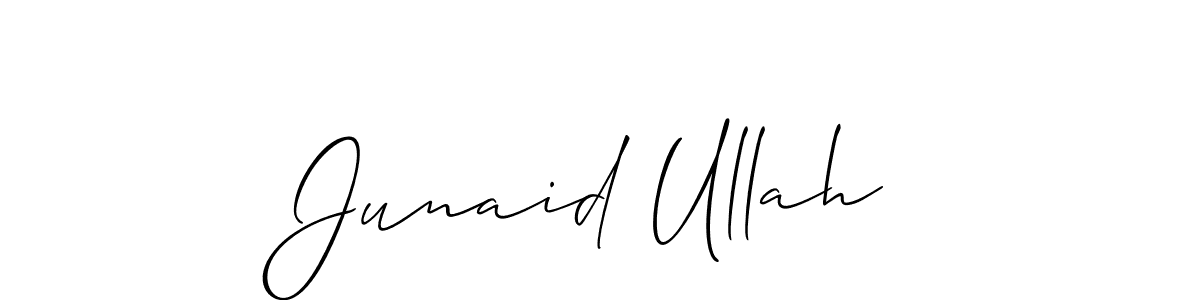 How to Draw Junaid Ullah signature style? Allison_Script is a latest design signature styles for name Junaid Ullah. Junaid Ullah signature style 2 images and pictures png