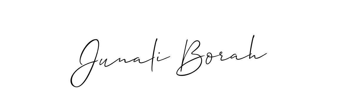 This is the best signature style for the Junali Borah name. Also you like these signature font (Allison_Script). Mix name signature. Junali Borah signature style 2 images and pictures png