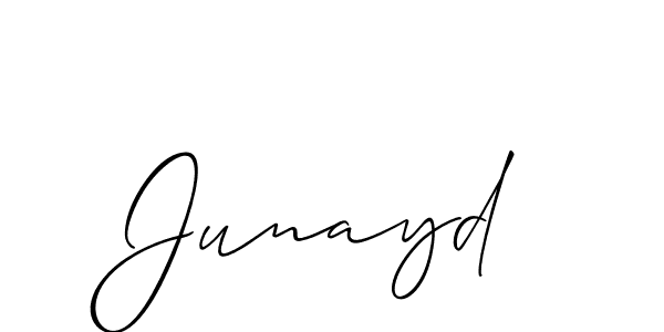 Make a beautiful signature design for name Junayd. Use this online signature maker to create a handwritten signature for free. Junayd signature style 2 images and pictures png