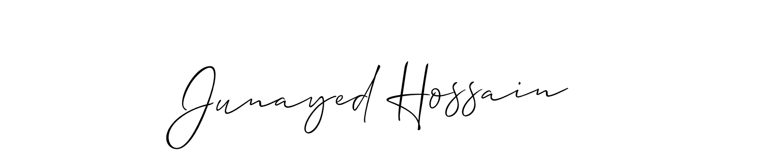 Make a short Junayed Hossain signature style. Manage your documents anywhere anytime using Allison_Script. Create and add eSignatures, submit forms, share and send files easily. Junayed Hossain signature style 2 images and pictures png