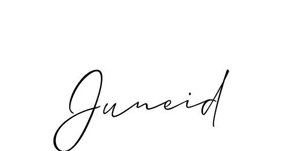 Juneid stylish signature style. Best Handwritten Sign (Allison_Script) for my name. Handwritten Signature Collection Ideas for my name Juneid. Juneid signature style 2 images and pictures png