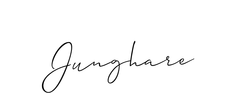 Check out images of Autograph of Junghare name. Actor Junghare Signature Style. Allison_Script is a professional sign style online. Junghare signature style 2 images and pictures png
