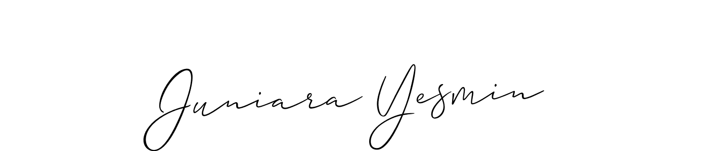 Here are the top 10 professional signature styles for the name Juniara Yesmin. These are the best autograph styles you can use for your name. Juniara Yesmin signature style 2 images and pictures png