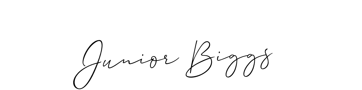 See photos of Junior Biggs official signature by Spectra . Check more albums & portfolios. Read reviews & check more about Allison_Script font. Junior Biggs signature style 2 images and pictures png