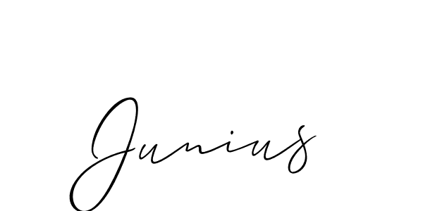 Make a short Junius signature style. Manage your documents anywhere anytime using Allison_Script. Create and add eSignatures, submit forms, share and send files easily. Junius signature style 2 images and pictures png
