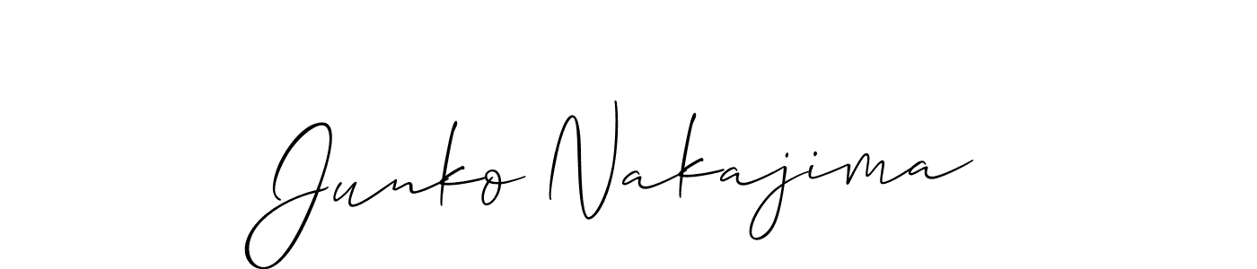 Once you've used our free online signature maker to create your best signature Allison_Script style, it's time to enjoy all of the benefits that Junko Nakajima name signing documents. Junko Nakajima signature style 2 images and pictures png