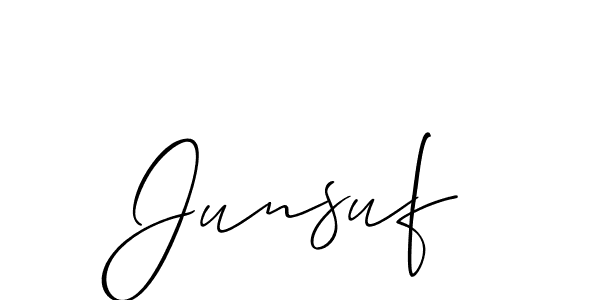 See photos of Junsuf official signature by Spectra . Check more albums & portfolios. Read reviews & check more about Allison_Script font. Junsuf signature style 2 images and pictures png