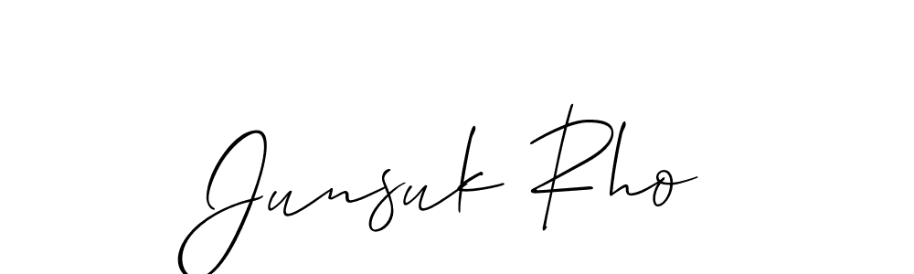 Make a beautiful signature design for name Junsuk Rho. Use this online signature maker to create a handwritten signature for free. Junsuk Rho signature style 2 images and pictures png