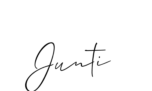 Check out images of Autograph of Junti name. Actor Junti Signature Style. Allison_Script is a professional sign style online. Junti signature style 2 images and pictures png