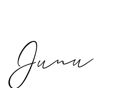 Make a beautiful signature design for name Junu. Use this online signature maker to create a handwritten signature for free. Junu signature style 2 images and pictures png