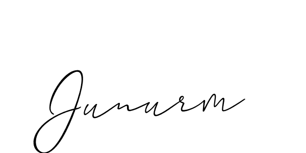 Once you've used our free online signature maker to create your best signature Allison_Script style, it's time to enjoy all of the benefits that Junurm name signing documents. Junurm signature style 2 images and pictures png