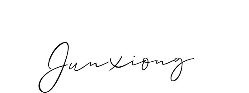 Similarly Allison_Script is the best handwritten signature design. Signature creator online .You can use it as an online autograph creator for name Junxiong. Junxiong signature style 2 images and pictures png