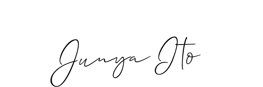 This is the best signature style for the Junya Ito name. Also you like these signature font (Allison_Script). Mix name signature. Junya Ito signature style 2 images and pictures png