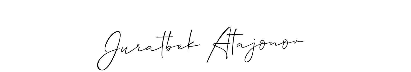 Here are the top 10 professional signature styles for the name Juratbek Atajonov. These are the best autograph styles you can use for your name. Juratbek Atajonov signature style 2 images and pictures png