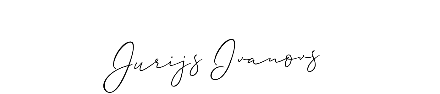 Similarly Allison_Script is the best handwritten signature design. Signature creator online .You can use it as an online autograph creator for name Jurijs Ivanovs. Jurijs Ivanovs signature style 2 images and pictures png