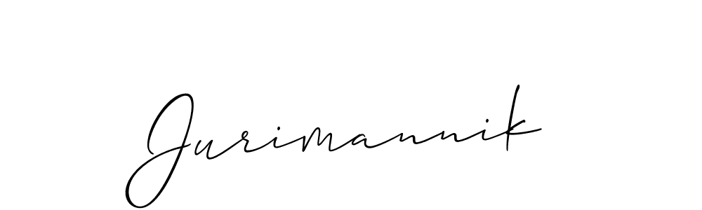 Also You can easily find your signature by using the search form. We will create Jurimannik name handwritten signature images for you free of cost using Allison_Script sign style. Jurimannik signature style 2 images and pictures png