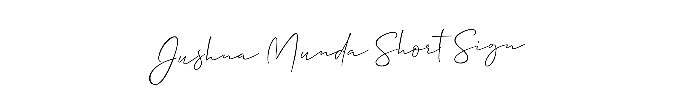 You should practise on your own different ways (Allison_Script) to write your name (Jushna Munda Short Sign) in signature. don't let someone else do it for you. Jushna Munda Short Sign signature style 2 images and pictures png