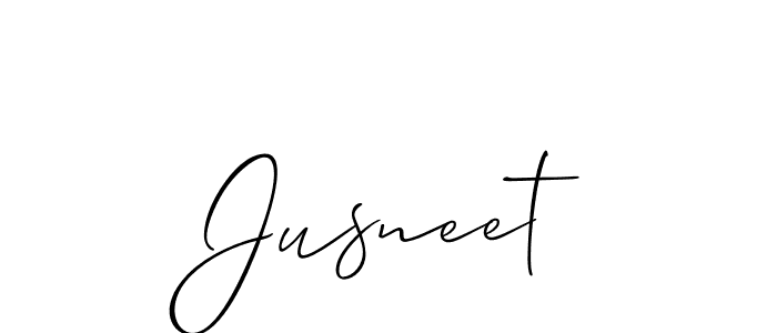 Jusneet stylish signature style. Best Handwritten Sign (Allison_Script) for my name. Handwritten Signature Collection Ideas for my name Jusneet. Jusneet signature style 2 images and pictures png
