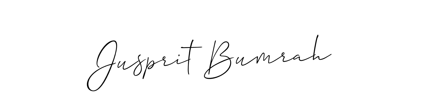 Allison_Script is a professional signature style that is perfect for those who want to add a touch of class to their signature. It is also a great choice for those who want to make their signature more unique. Get Jusprit Bumrah name to fancy signature for free. Jusprit Bumrah signature style 2 images and pictures png