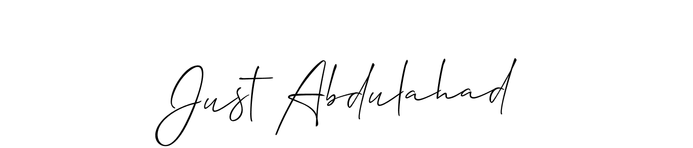 Also You can easily find your signature by using the search form. We will create Just Abdulahad name handwritten signature images for you free of cost using Allison_Script sign style. Just Abdulahad signature style 2 images and pictures png