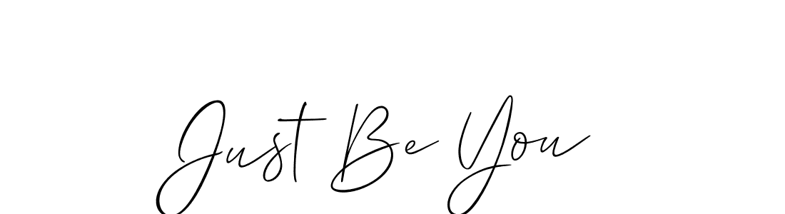 It looks lik you need a new signature style for name Just Be You. Design unique handwritten (Allison_Script) signature with our free signature maker in just a few clicks. Just Be You signature style 2 images and pictures png
