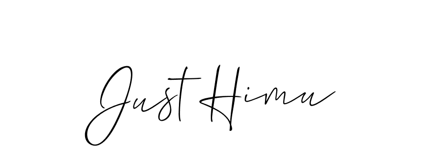 Best and Professional Signature Style for Just Himu. Allison_Script Best Signature Style Collection. Just Himu signature style 2 images and pictures png