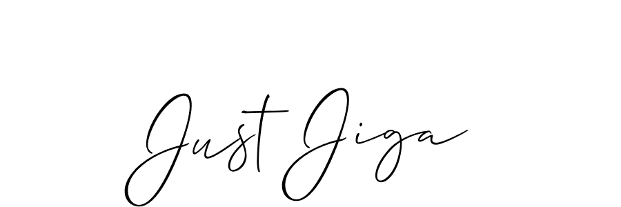 How to Draw Just Jiga signature style? Allison_Script is a latest design signature styles for name Just Jiga. Just Jiga signature style 2 images and pictures png