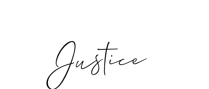 The best way (Allison_Script) to make a short signature is to pick only two or three words in your name. The name Justice include a total of six letters. For converting this name. Justice signature style 2 images and pictures png