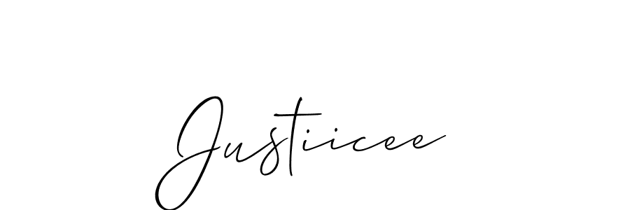 Justiicee stylish signature style. Best Handwritten Sign (Allison_Script) for my name. Handwritten Signature Collection Ideas for my name Justiicee. Justiicee signature style 2 images and pictures png