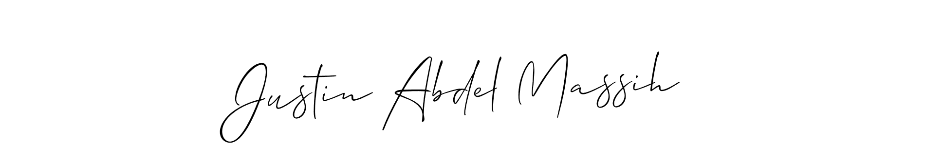 if you are searching for the best signature style for your name Justin Abdel Massih. so please give up your signature search. here we have designed multiple signature styles  using Allison_Script. Justin Abdel Massih signature style 2 images and pictures png