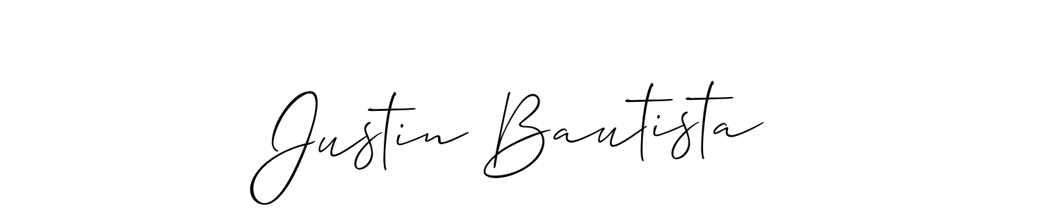 Similarly Allison_Script is the best handwritten signature design. Signature creator online .You can use it as an online autograph creator for name Justin Bautista. Justin Bautista signature style 2 images and pictures png