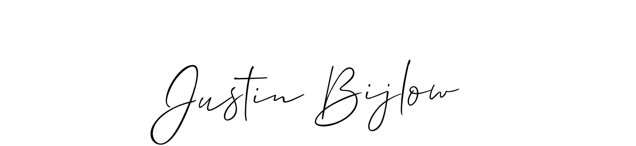 Also we have Justin Bijlow name is the best signature style. Create professional handwritten signature collection using Allison_Script autograph style. Justin Bijlow signature style 2 images and pictures png