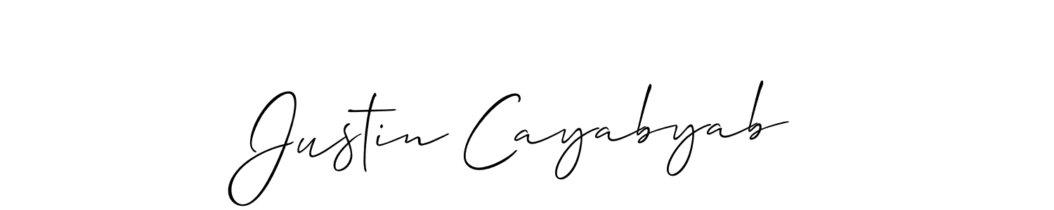 You can use this online signature creator to create a handwritten signature for the name Justin Cayabyab. This is the best online autograph maker. Justin Cayabyab signature style 2 images and pictures png