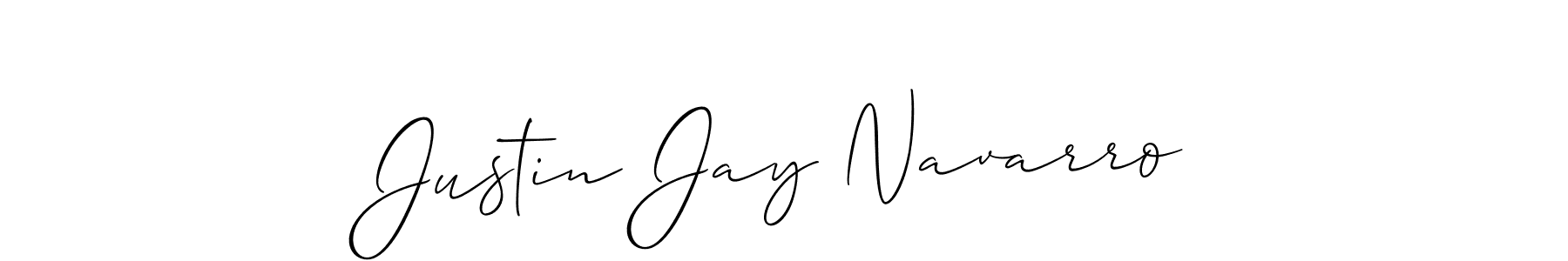 This is the best signature style for the Justin Jay Navarro name. Also you like these signature font (Allison_Script). Mix name signature. Justin Jay Navarro signature style 2 images and pictures png