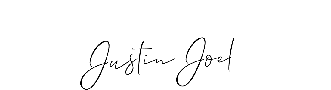 Justin Joel stylish signature style. Best Handwritten Sign (Allison_Script) for my name. Handwritten Signature Collection Ideas for my name Justin Joel. Justin Joel signature style 2 images and pictures png