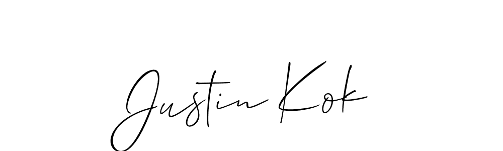 Check out images of Autograph of Justin Kok name. Actor Justin Kok Signature Style. Allison_Script is a professional sign style online. Justin Kok signature style 2 images and pictures png