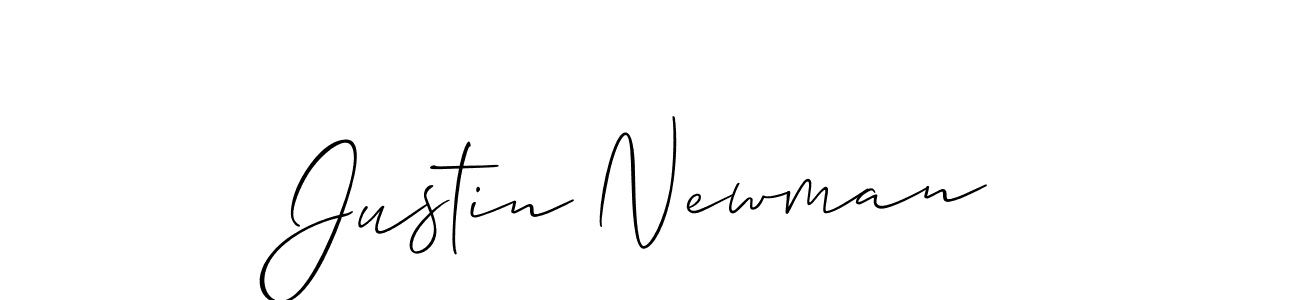 You should practise on your own different ways (Allison_Script) to write your name (Justin Newman) in signature. don't let someone else do it for you. Justin Newman signature style 2 images and pictures png