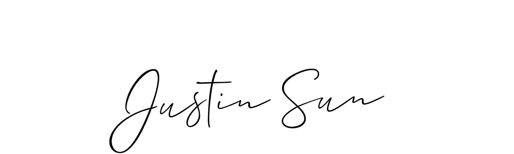 Similarly Allison_Script is the best handwritten signature design. Signature creator online .You can use it as an online autograph creator for name Justin Sun. Justin Sun signature style 2 images and pictures png