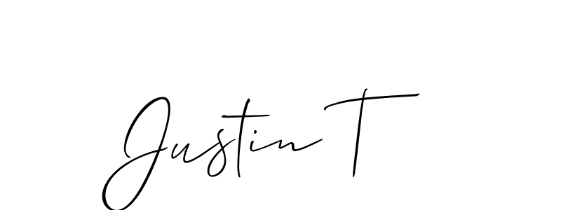 Make a short Justin T signature style. Manage your documents anywhere anytime using Allison_Script. Create and add eSignatures, submit forms, share and send files easily. Justin T signature style 2 images and pictures png
