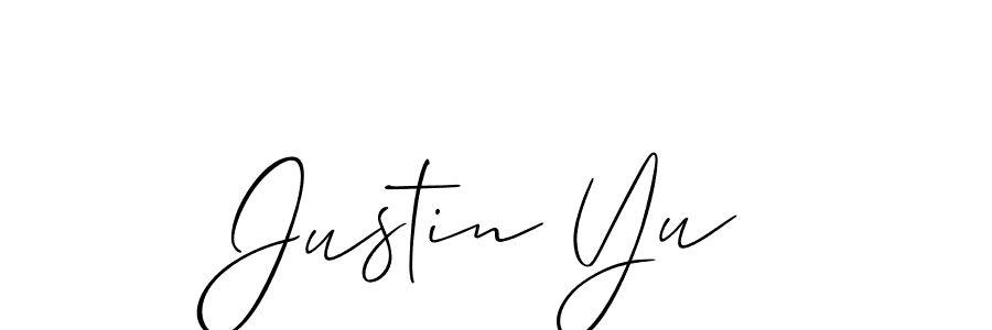 Make a beautiful signature design for name Justin Yu. Use this online signature maker to create a handwritten signature for free. Justin Yu signature style 2 images and pictures png