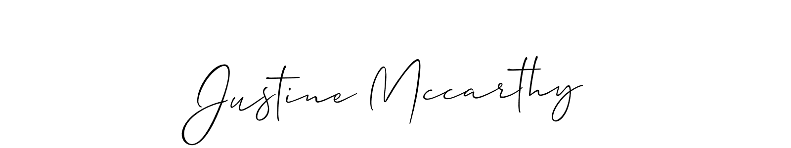 Make a beautiful signature design for name Justine Mccarthy. Use this online signature maker to create a handwritten signature for free. Justine Mccarthy signature style 2 images and pictures png