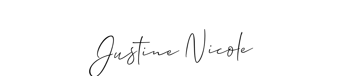 Similarly Allison_Script is the best handwritten signature design. Signature creator online .You can use it as an online autograph creator for name Justine Nicole. Justine Nicole signature style 2 images and pictures png